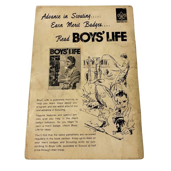 Vintage 70s Boy Scouts of America Booklet Merit Badge Series Lot of 5 Paperback - Picture 2 of 11